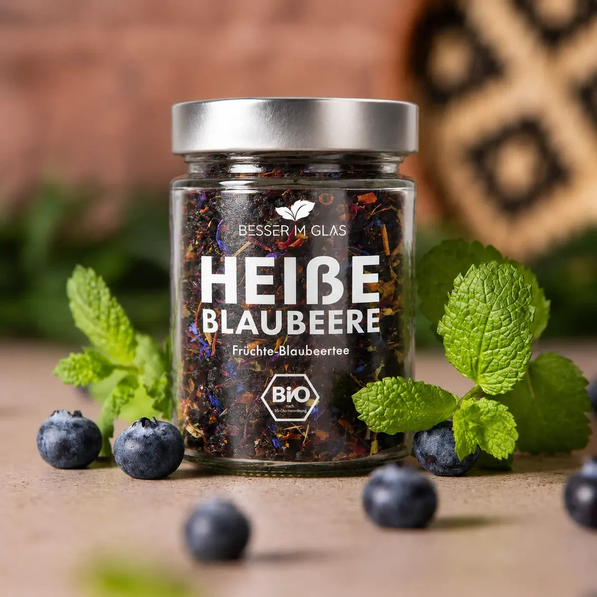 Heiße Blaubeere