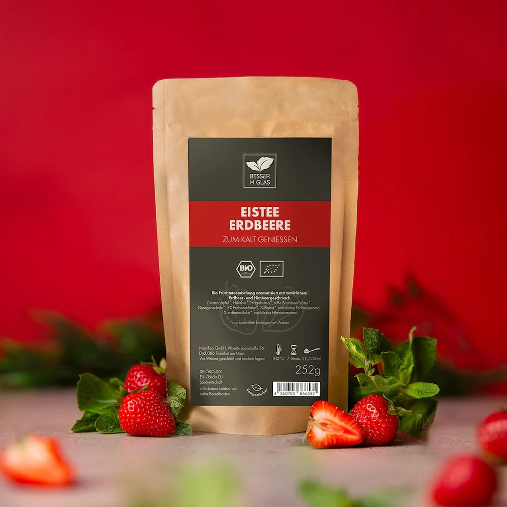 Eistee Erdbeere